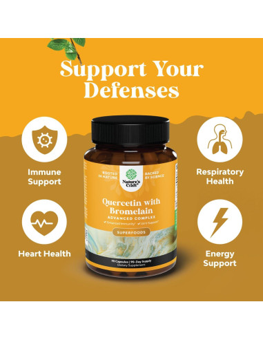 Suplemento de Quercetina 500mg con Hierba de Cabra Horny