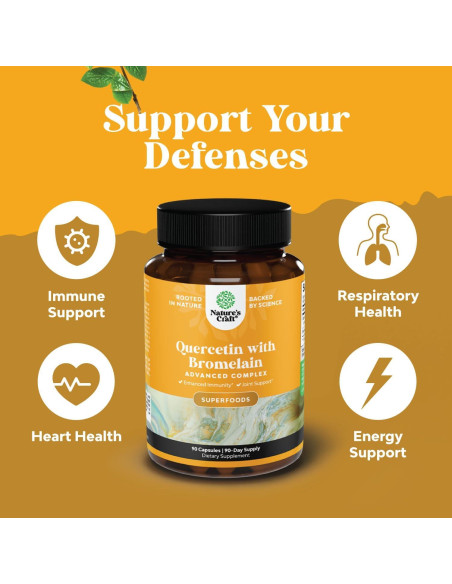 Suplemento de Quercetina 500mg con Hierba de Cabra Horny