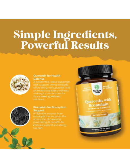 Suplemento de Quercetina 500mg con Hierba de Cabra Horny