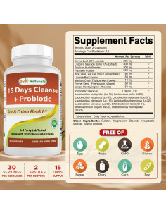 Suplemento Digestivo Mejores Naturales 30 Cápsulas Probioticos 2