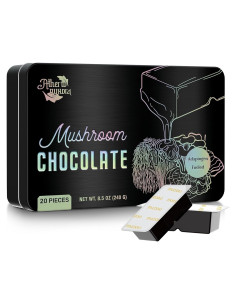 Chocolate Funcional Vegano Atherionyxora - 20 Piezas Energía y Enfoque