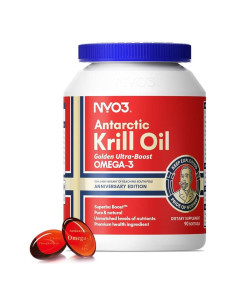 Aceite de Krill NYO3 1500mg Omega 3 EPA DHA 90 Cápsulas