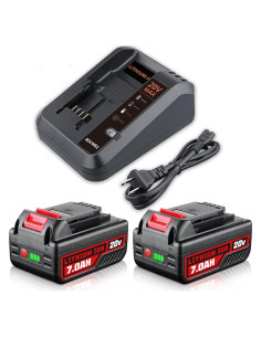 Paquete de 2 Baterías Litio 20V 7.0Ah Black and Decker