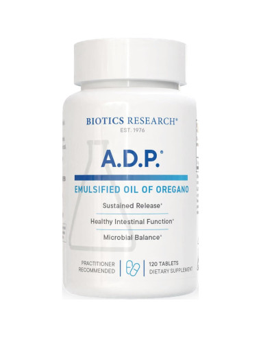 Biotics Research A.D.P. Aceite de Orégano y FC-Cidal 120 tabletas/cápsulas