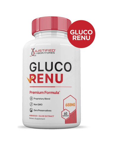 Gluco Renu 688mg Pastillas Soporte de Glucógeno 180 Cápsulas