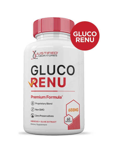 Gluco Renu 688mg Pastillas Soporte de Glucógeno 180 Cápsulas