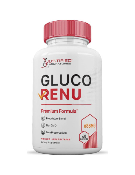 Gluco Renu 688mg Pastillas Soporte de Glucógeno 180 Cápsulas