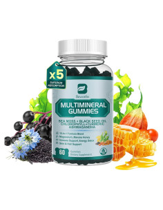 Gomitas de Musgo Marino B BEWORTHS 60 Unidades Sabor Manzana