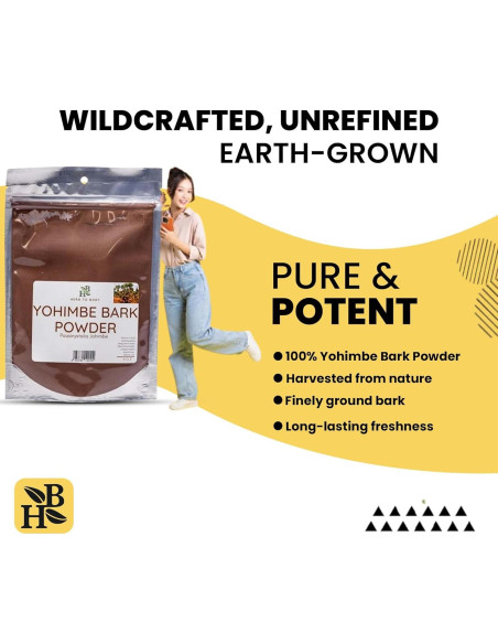 Paquete de Polvo de Corteza de Yohimbe y Muira Puama 226.8g