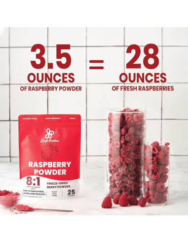 Paquete de Polvo de Frutas Jungle Powders 100g Liofilizado