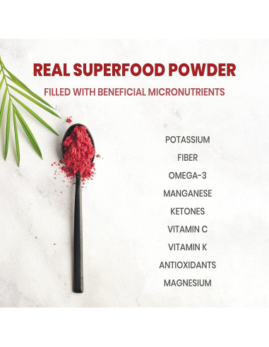 Paquete de Polvo de Frutas Jungle Powders 100g Liofilizado