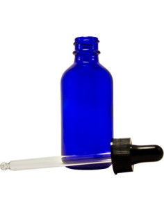 Botella de Vidrio Cobalto 60 ml con Gotero Americanos 2