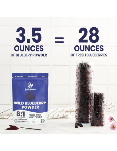 Paquete de Polvo de Frutas Jungle Powders 100g Liofilizado