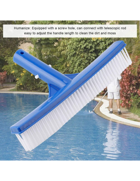 Cepillo de limpieza para piscina Agatige 25.4cm plástico