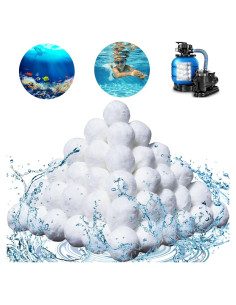 Bolas de Filtro para Piscina 1.4kg Ecológicas Reutilizables
