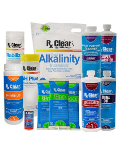 Kit de Limpieza Química Rx Clear Deluxe para Piscinas 28,316 L