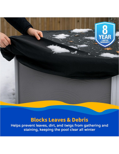 Cubierta de Invierno Ovalada Blue Wave 5.12 kg 18 x 34 pies