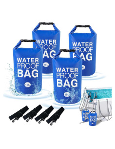 4 Pesas de Arena para Escalera de Piscina KEOHOLI 10L Azul