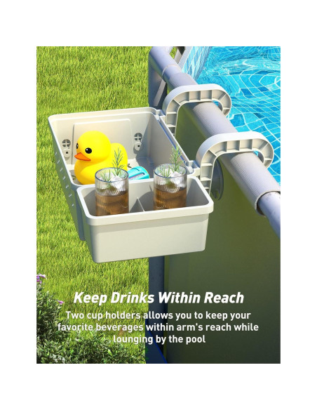 Canasta de Almacenamiento al Lado de la Piscina POOLHACKER 2025