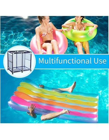 Carro de Almacenamiento para Piscina Cosaving 94x64x91cm Azul