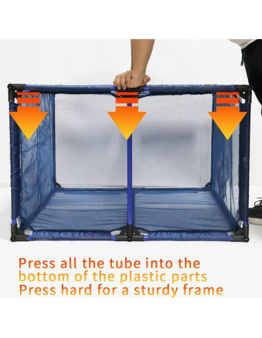 Carro de Almacenamiento para Piscina Cosaving 94x64x91cm Azul