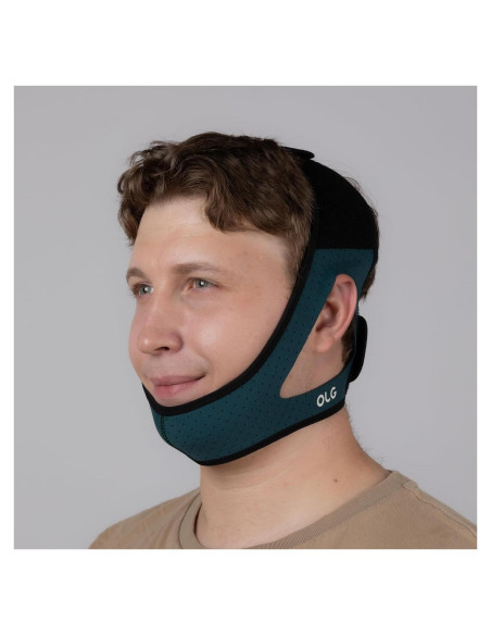 Detenedor de Ronquidos OLG Correa Barbilla CPAP Malla Transpirable
