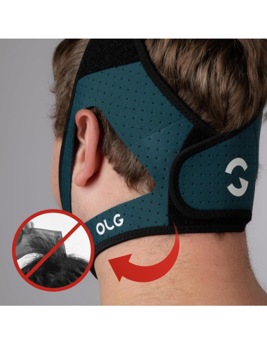 Detenedor de Ronquidos OLG Correa Barbilla CPAP Malla Transpirable