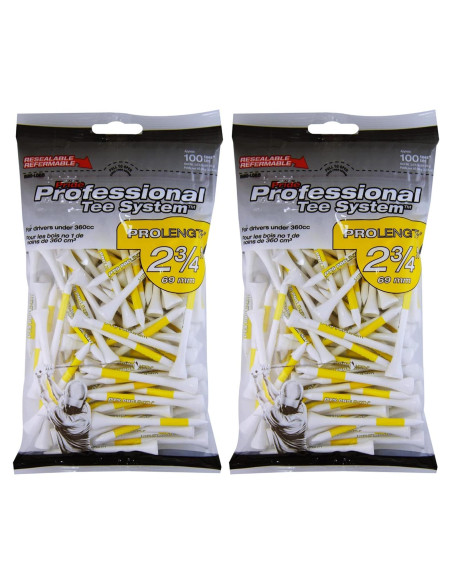 Tees de Golf Pride ProLength 6.99 cm - 100 Unidades