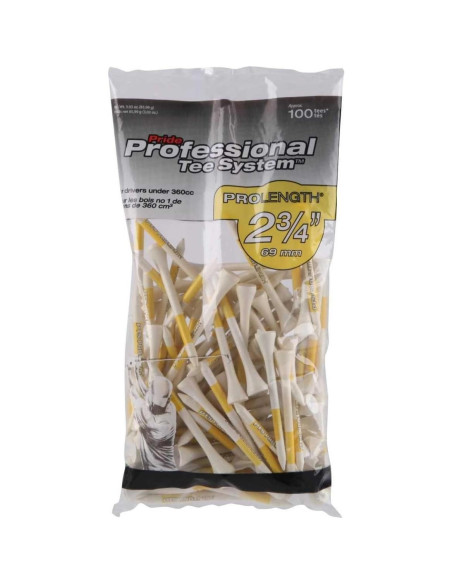 Tees de Golf Pride ProLength 6.99 cm - 100 Unidades