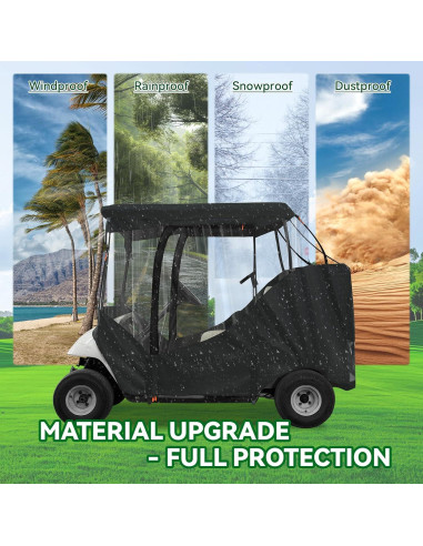 Cubierta de Lluvia Panglong para Carrito EZGO TXT RXV 2 Pasajeros