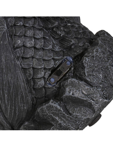 Quemador de Incienso Dragón Negro Pacific Giftware 20.96 cm LED