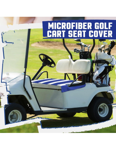 Funda de Asiento de Carrito de Golf HunnmingRe 2 Pcs Microfibra