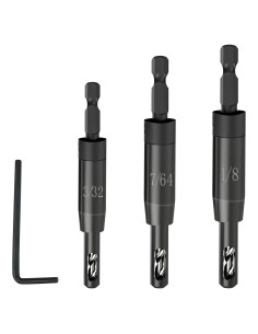 Juego de Brocas Autocentrantes Bosch CC2430 para Taladros 1/4"