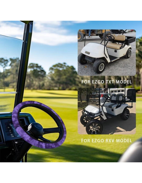 Cubierta de Volante FUIALDOLG para Carrito de Golf 33-36 cm