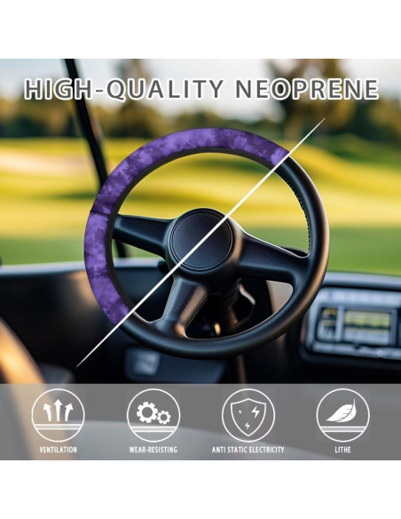 Cubierta de Volante FUIALDOLG para Carrito de Golf 33-36 cm