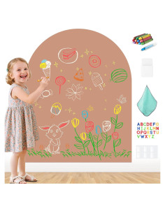 Calcomanía Magnética para Pared eHUPOO 100x80 cm Rosa