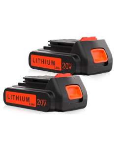 Paquete 2 Baterías 3.5Ah 20V CaliHutt para Black & Decker