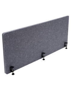Divisor de Escritorio Acústico HIPUDNLM 150x60 cm Gris