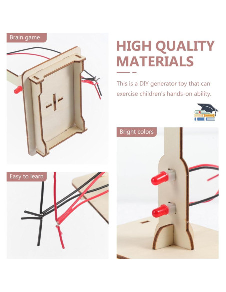 Kit Generador Eólico NUOBESTY - Juguete Educativo DIY para Niños