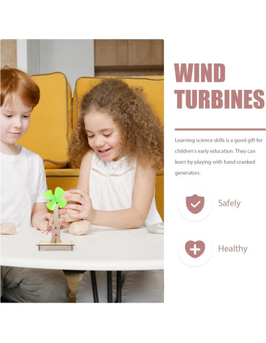Kit Generador Eólico NUOBESTY - Juguete Educativo DIY para Niños