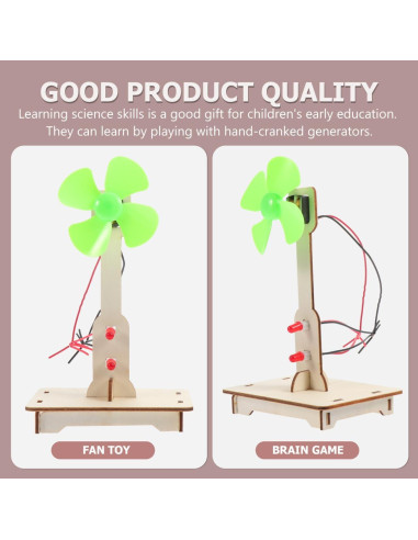 Kit Generador Eólico NUOBESTY - Juguete Educativo DIY para Niños