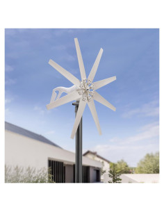 Kit Generador Turbina Eólica 600W 12V ZONGFOW 8 Aspas