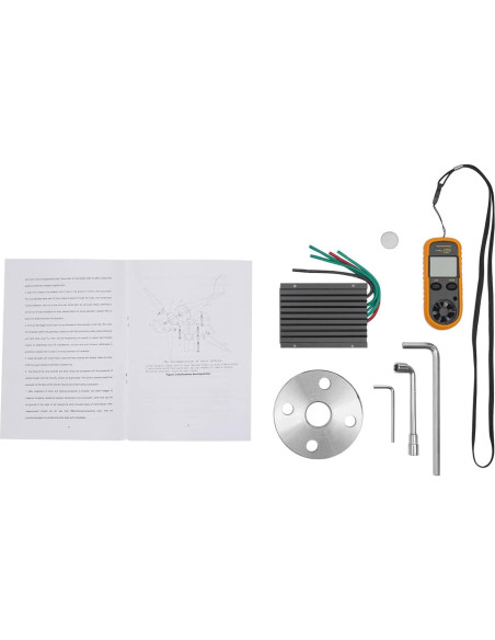Kit Generador Turbina Eólica 600W 12V ZONGFOW 8 Aspas