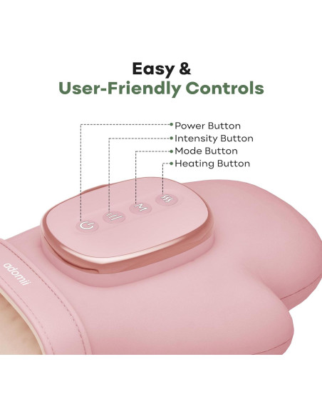 Masajeador de Manos Inalámbrico Adomii con Calor y Compresión