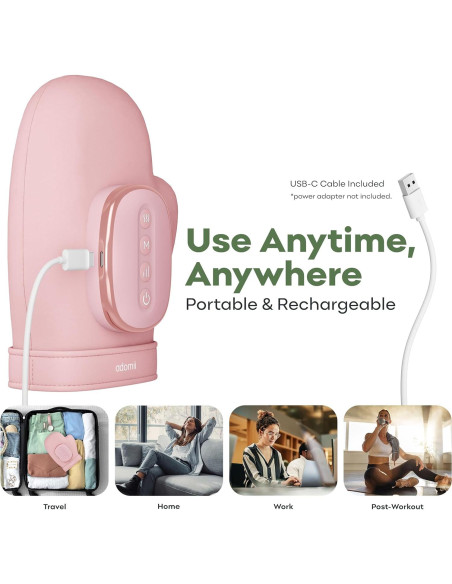 Masajeador de Manos Inalámbrico Adomii con Calor y Compresión