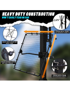 Accesorio Devolución Baloncesto PROGOAL PG-BRNS 101.6cm Ajustable 2