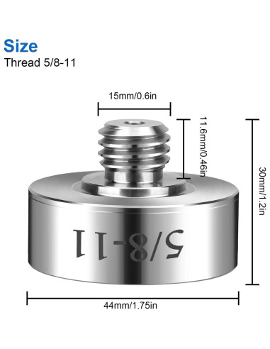 Adaptador de bloqueo SUNJOYCO para amoladora X-Lock 45mm