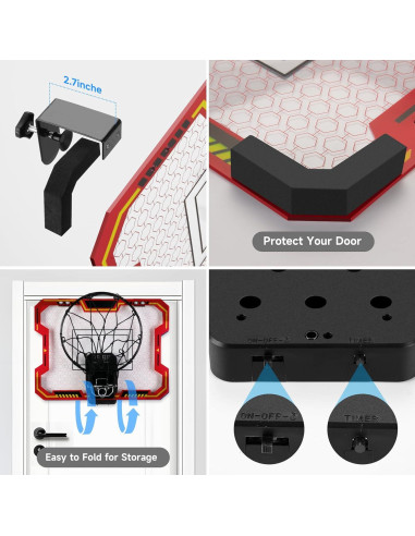 Aro de Baloncesto Interior Vignuto RX107 para Niños 4-12 Años