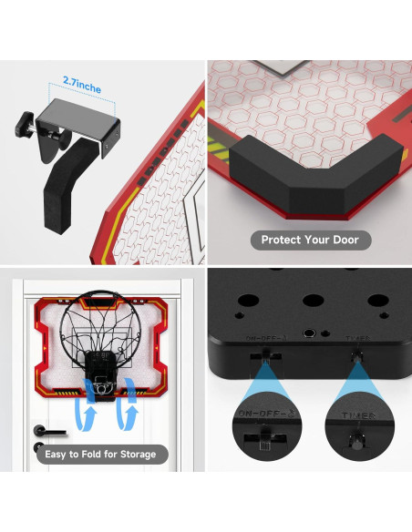 Aro de Baloncesto Interior Vignuto RX107 para Niños 4-12 Años