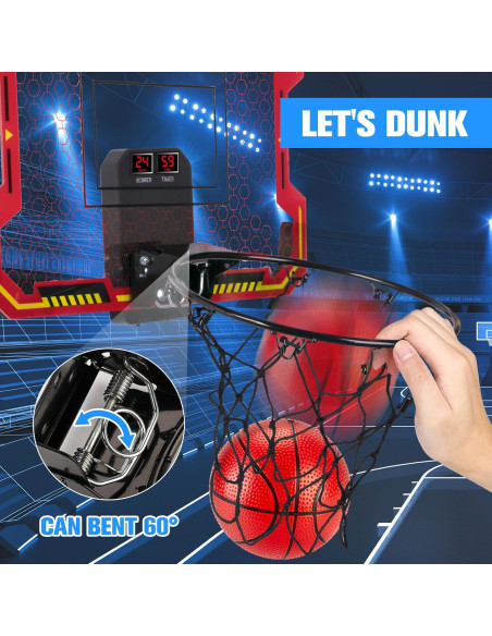 Aro de Baloncesto Interior Vignuto RX107 para Niños 4-12 Años